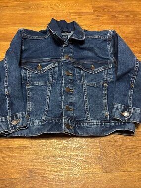 GAP Junior’s Indigo Denim Jacket with Button Front Size Small